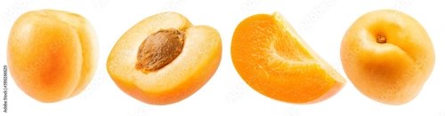 Apricot Isolated On A White Background 23xJPEG