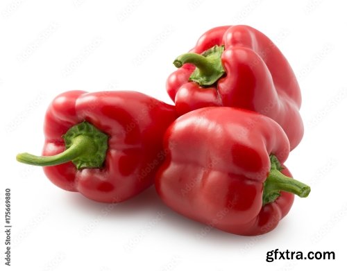 Red Pepper Isolated On A White Background 3 25xJPEG