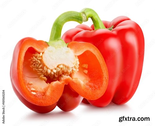 Red Pepper Isolated On A White Background 3 25xJPEG