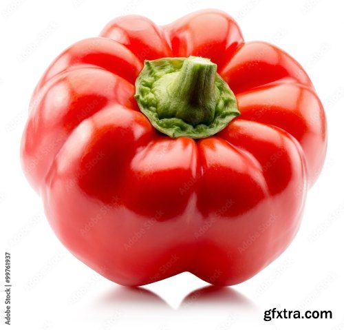 Red Pepper Isolated On A White Background 3 25xJPEG