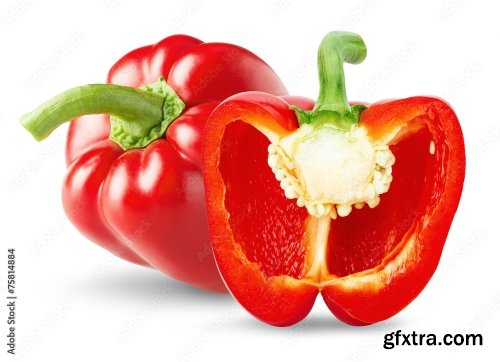 Red Pepper Isolated On A White Background 3 25xJPEG