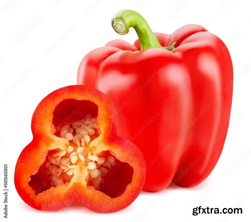 Red Pepper Isolated On A White Background 3 25xJPEG