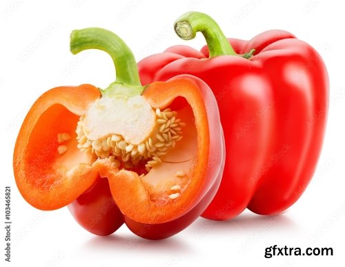 Red Pepper Isolated On A White Background 3 25xJPEG