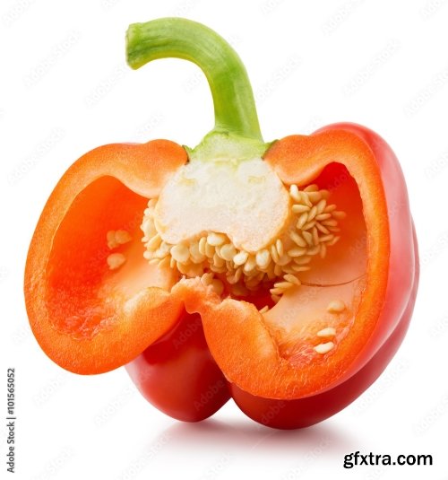 Red Pepper Isolated On A White Background 3 25xJPEG