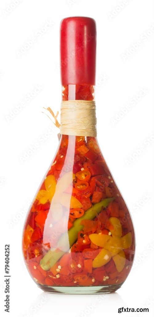 Chilly Pepper Isolated On A White Background 15xJPEG