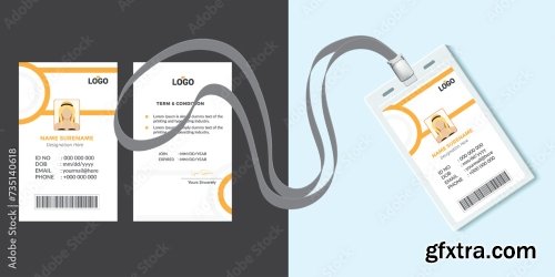 Corporate Id Card Design Template 16xAI