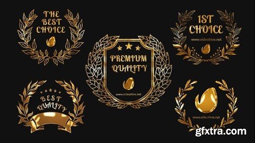 Videohive 5 Golden Awards 52702161