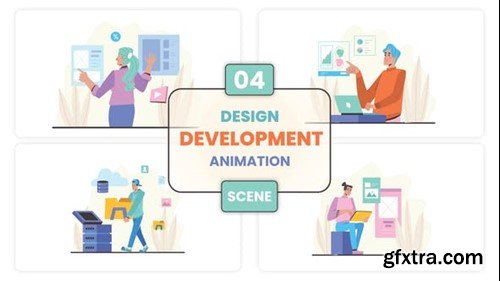 Videohive Design Development Concept Illustration Scene 52693701