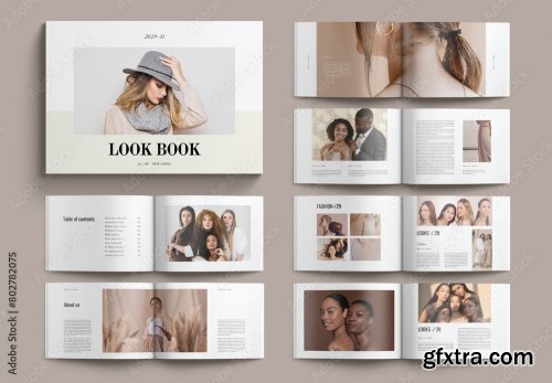 Fashion Lookbook Layout 11xIND