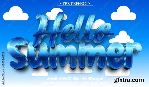 Vector Text Effect Editable Alphabet 25 25xAI