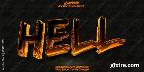 Vector Text Effect Editable Alphabet 25 25xAI