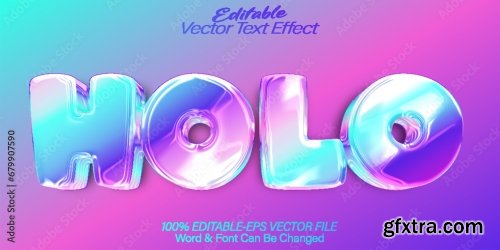 Vector Text Effect Editable Alphabet 25 25xAI