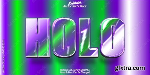 Vector Text Effect Editable Alphabet 25 25xAI