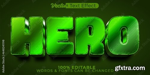 Vector Text Effect Editable Alphabet 25 25xAI