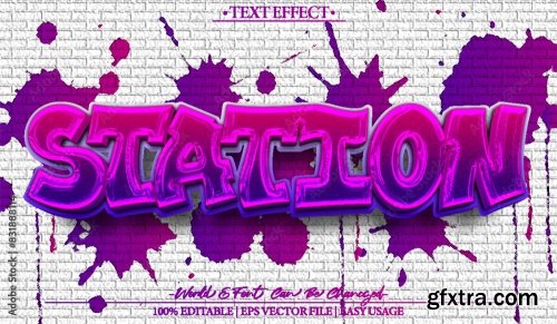 Vector Text Effect Editable Alphabet 44 25xAI