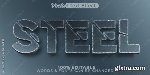 Vector Text Effect Editable Alphabet 44 25xAI