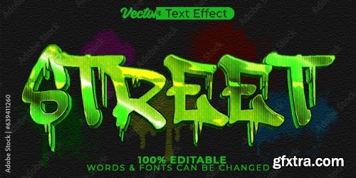 Vector Text Effect Editable Alphabet 44 25xAI