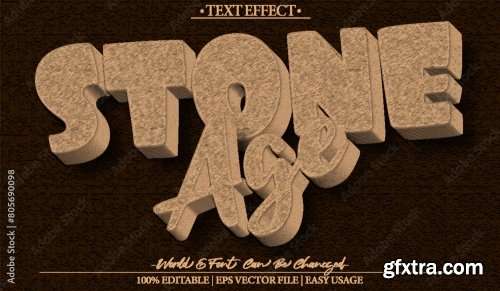 Vector Text Effect Editable Alphabet 44 25xAI