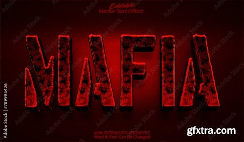 Vector Text Effect Editable Alphabet 31 25xAI