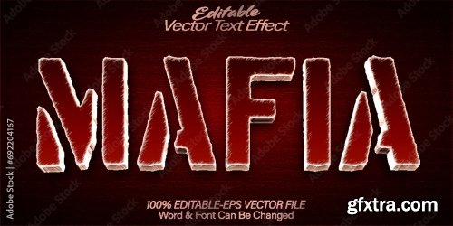 Vector Text Effect Editable Alphabet 31 25xAI