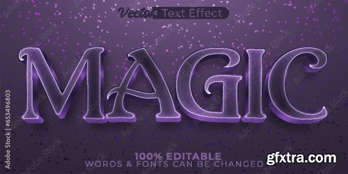 Vector Text Effect Editable Alphabet 31 25xAI