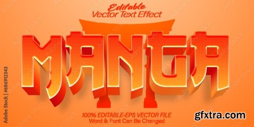 Vector Text Effect Editable Alphabet 31 25xAI