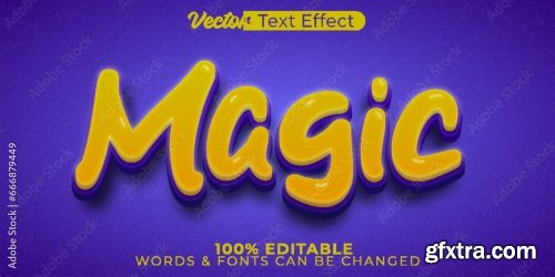 Vector Text Effect Editable Alphabet 31 25xAI