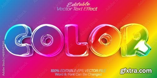 Vector Text Effect Editable Alphabet 12 20xAI