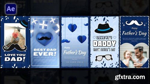 Videohive Fathers Day Stories Pack 52707082