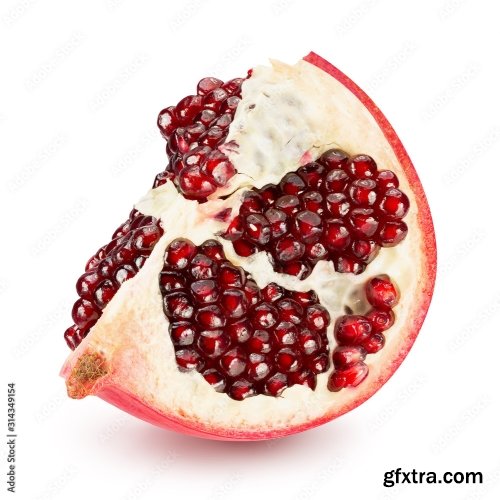 Pomegranate Isolated On A White Background 5 22xJPEG