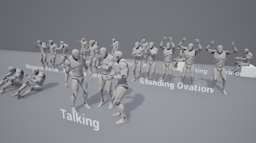 UnrealEngine - City Animation of People - Pack 1