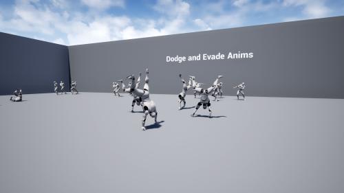 UnrealEngine - Dodge and Evade Anims