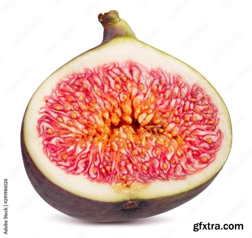 Fig Isolated On A White Background 8xJPEG