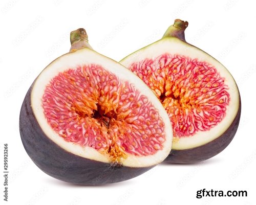 Fig Isolated On A White Background 8xJPEG