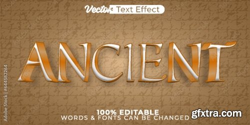 Vector Text Effect Editable Alphabet 20xAI