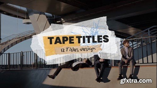 Videohive Tape Titles 52688173