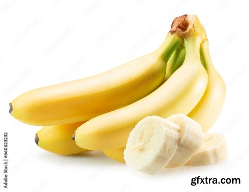 Banana Isolated On A White Background 20xJPEG