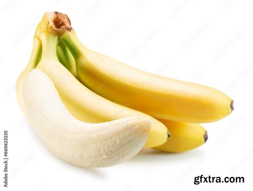 Banana Isolated On A White Background 20xJPEG