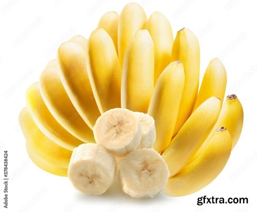 Banana Isolated On A White Background 20xJPEG