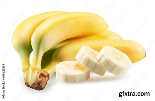 Banana Isolated On A White Background 20xJPEG