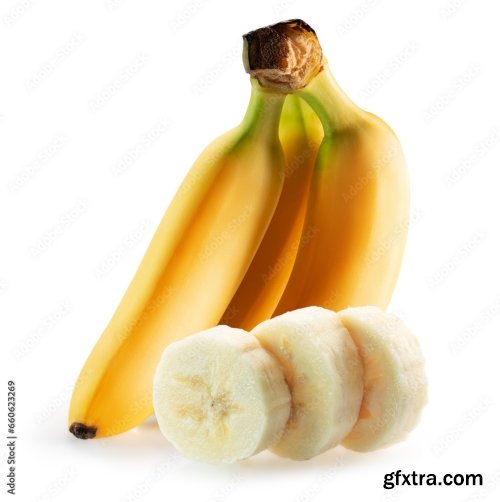 Banana Isolated On A White Background 20xJPEG