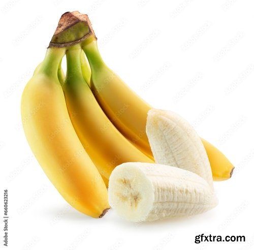 Banana Isolated On A White Background 20xJPEG