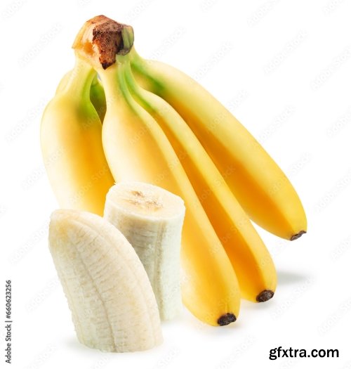 Banana Isolated On A White Background 20xJPEG