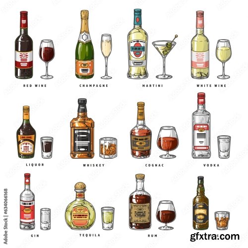 Alcoholic Drinks 16xAI