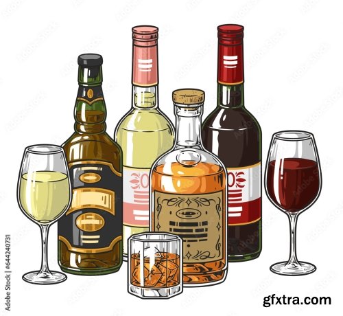 Alcoholic Drinks 16xAI