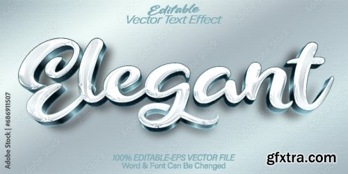 Vector Text Effect Editable Alphabet 17 20xAI