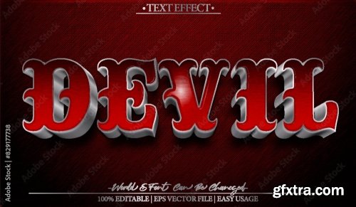 Vector Text Effect Editable Alphabet 15 20xAI