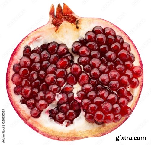 Pomegranate Isolated On A White Background 2 19xJPEG