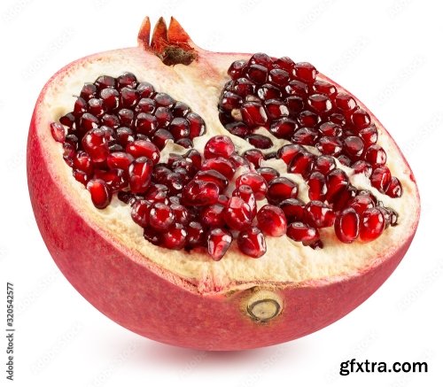 Pomegranate Isolated On A White Background 2 19xJPEG