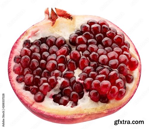 Pomegranate Isolated On A White Background 2 19xJPEG